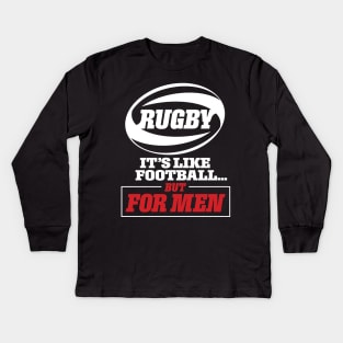 Rugby - Football for Men Kids Long Sleeve T-Shirt